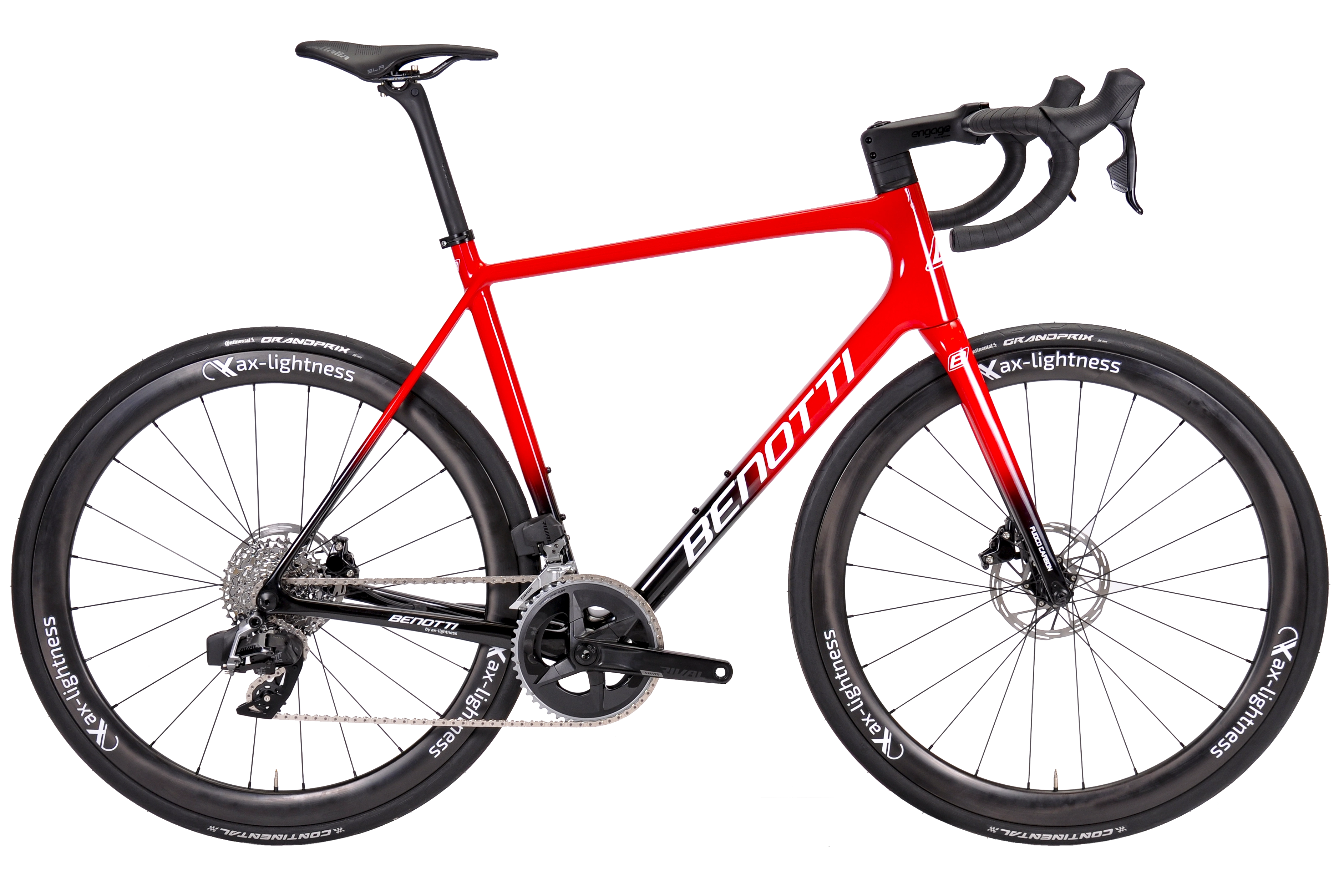 FUOCO Disc Carbon, SRAM Rival eTap AXS - Red Edition