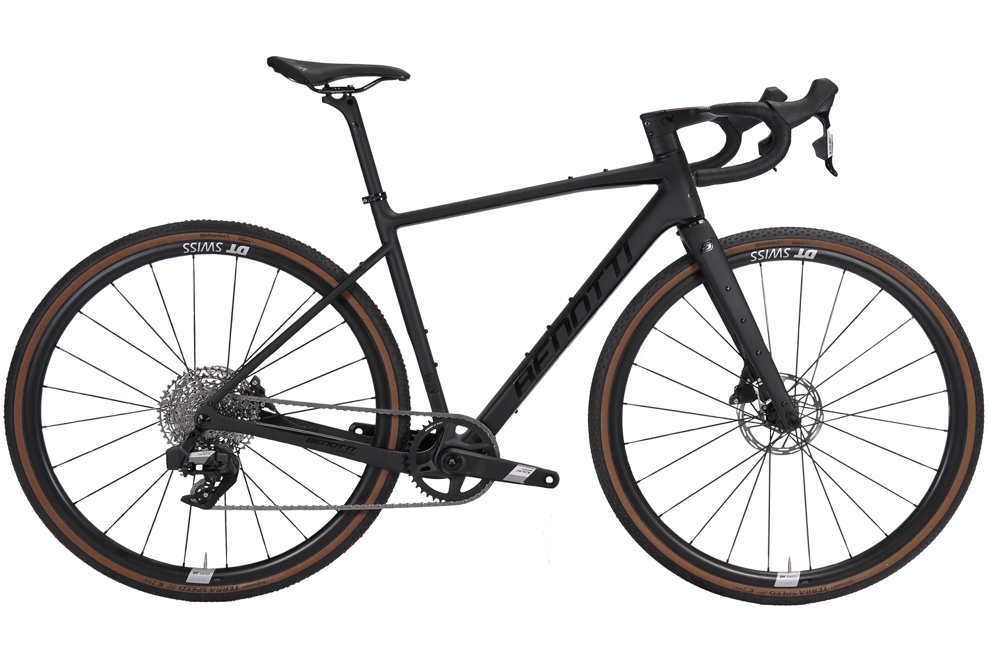 FUOCO GRAVEL Carbon, SRAM Apex XPLR AXS 1x12 DT-Swiss - Black Edition